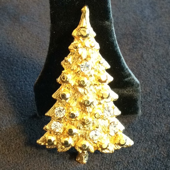 Vintage New Christmas Tree Brooch - Picture 1 of 3